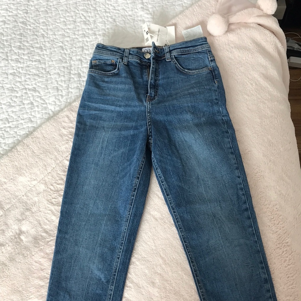 Zara high rise skinny jeans